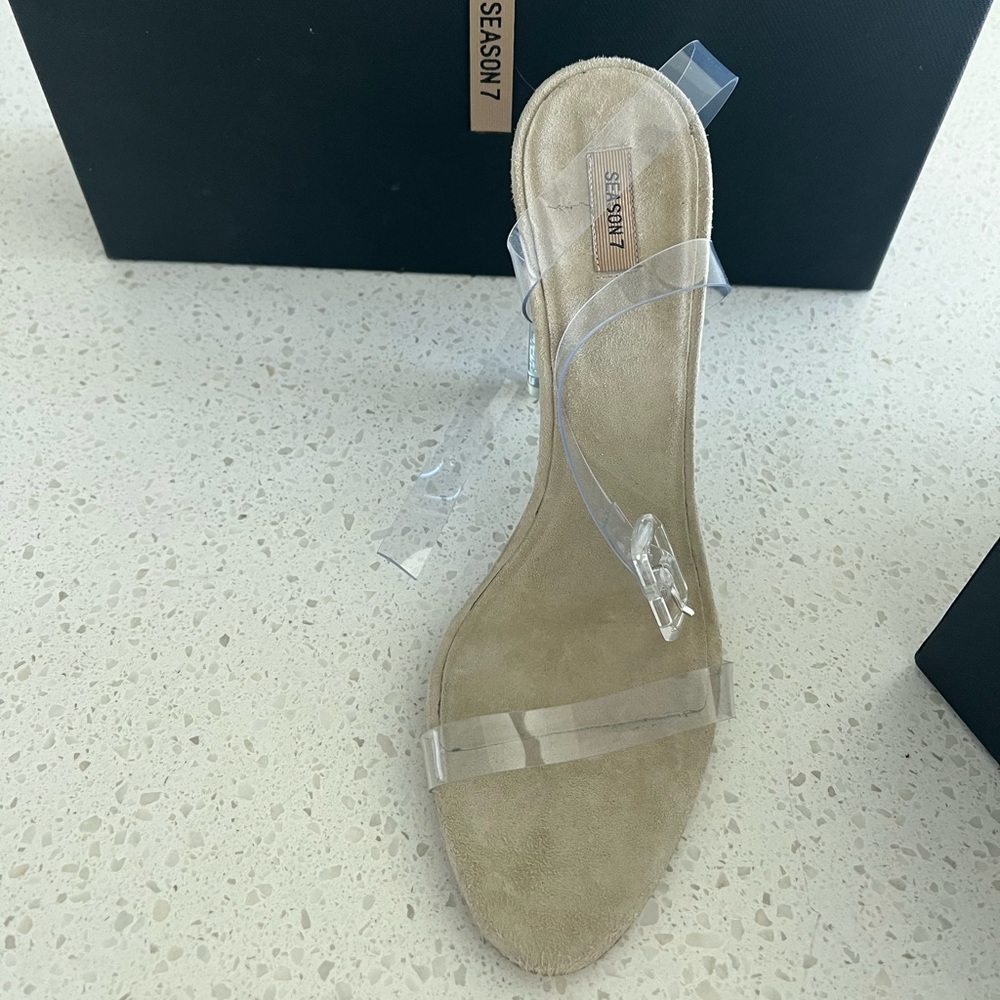 Season 7 Yeezy Clear Heels